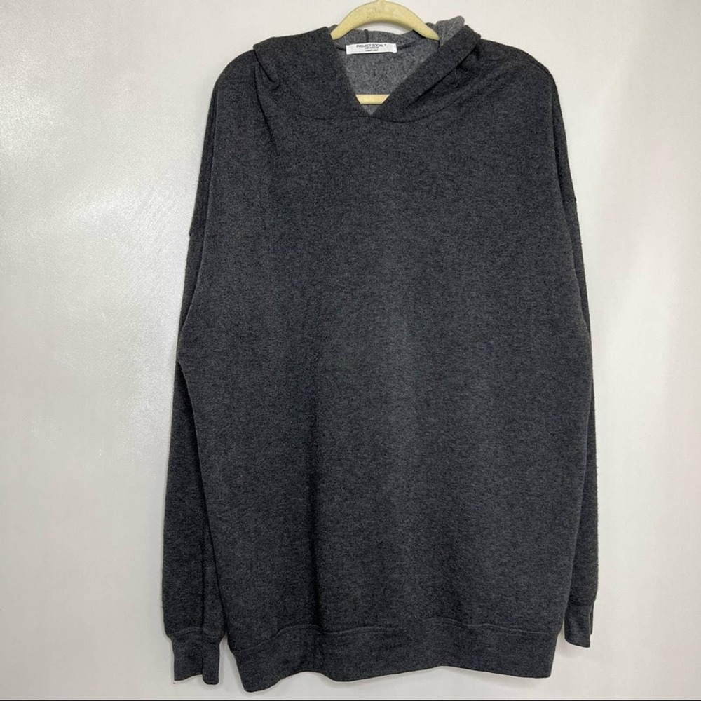 Project Social T Los Angeles‎ Gray Hoodie Sweatshirt Pullover Womens XS/S